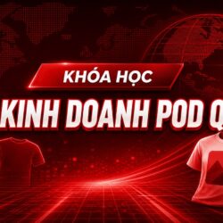 Banner khóa học Bí kíp kinh doanh POD